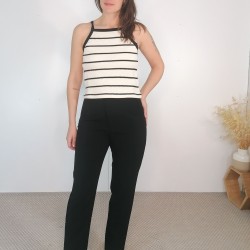 Pantalón negro de vestir RAVEN