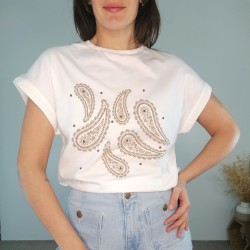 Camiseta manga corta con...