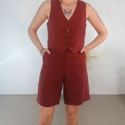 Bermuda short color teja...