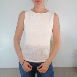 Top blanco tirantes con...