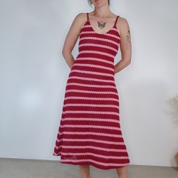 Vestido tirantes punto...