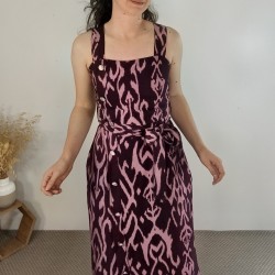 Vestido tirantes estampado...