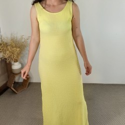 Vestido largo reversible en...