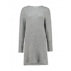 Vestido gris de punto...