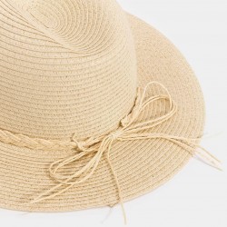 Sombrero paja detalle conchas Tiffosi